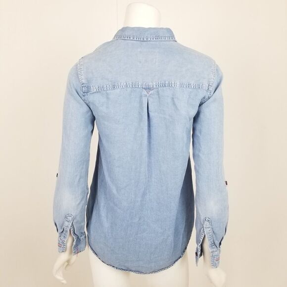 Holding Horses Anthropologie Chambray Button Down - Picture 6 of 6